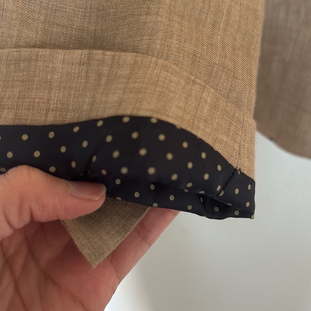 Linen Tan Blazer by Zara, Small - Picture 5 of 11